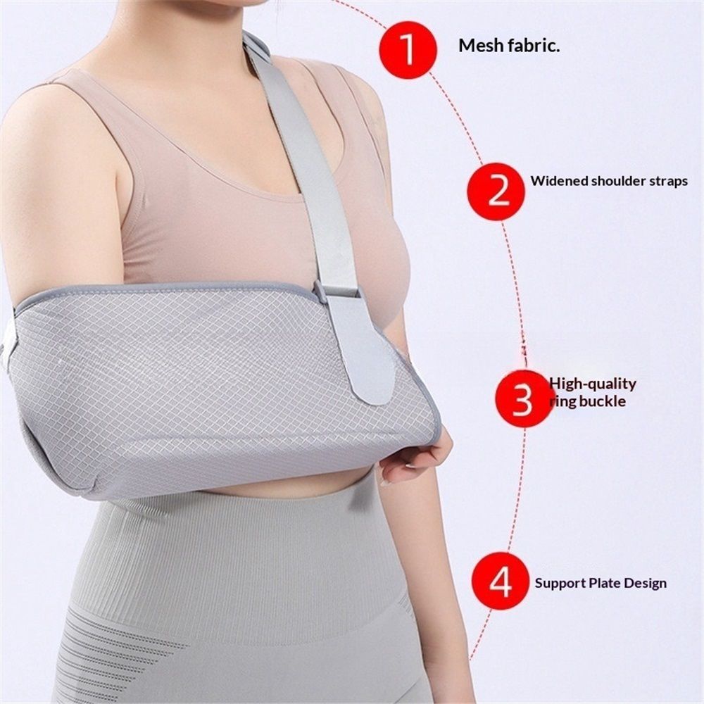Arm Sling, Shoulder Immobilizer for Hand, Shoulder, Elbow, Wrist Injury, Versatile Arm Support for Left Right V1192-AZ-W-3394