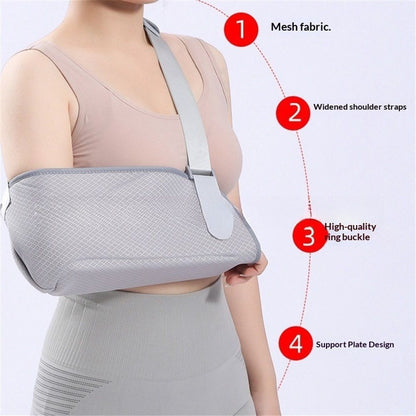 Arm Sling, Shoulder Immobilizer for Hand, Shoulder, Elbow, Wrist Injury, Versatile Arm Support for Left Right V1192-AZ-W-3394