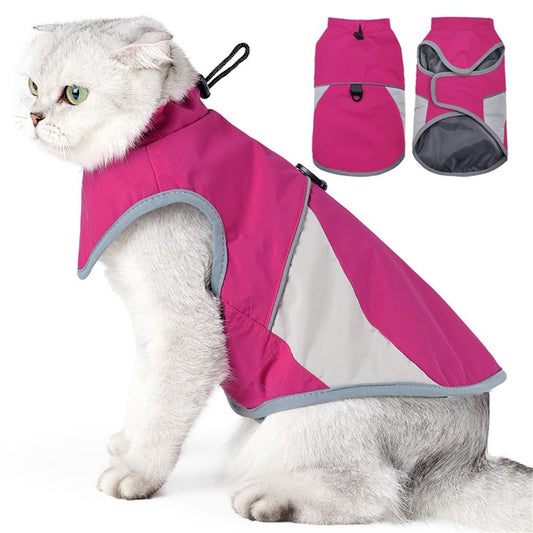 Dog/cat Jacket Outdoor Indoor Activities Waterproof Windproof Reflective Dog Cold Weather Winter Coat Vest V1192-AZ-W-3396