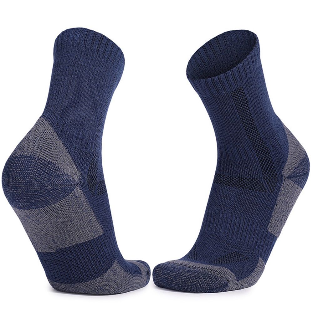 Wool Socks for Men & Women Casual Warm Winter Cozy Thermal Socks 4pairs Quarter Thin Wool Blend Running V1192-AZ-W-3405