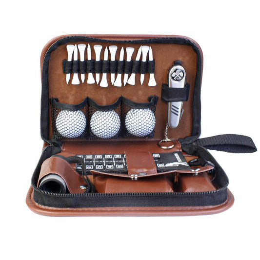Golf Gifts for Men and Women, Golf Accessories Set with Hi-End Case, Golf Balls, Rangefinder, Golf Tees, V1192-AZ-W-3422