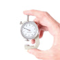 Thickness Round Thickness Tester Dial Indicator Portable Measuring Jewelry Leather Board Equipment V1192-AZ-W-3443