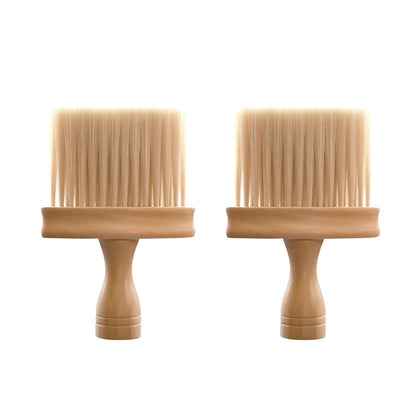 2Pcs Non Static Double Sided Instrument Dust Removal Brush, Wooden Keyboard Cleaning Brush for Keyboards V1192-AZ-W-3445