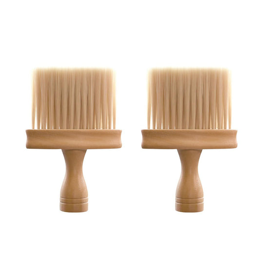 2Pcs Non Static Double Sided Instrument Dust Removal Brush, Wooden Keyboard Cleaning Brush for Keyboards V1192-AZ-W-3445