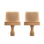 2Pcs Non Static Double Sided Instrument Dust Removal Brush, Wooden Keyboard Cleaning Brush for Keyboards V1192-AZ-W-3445
