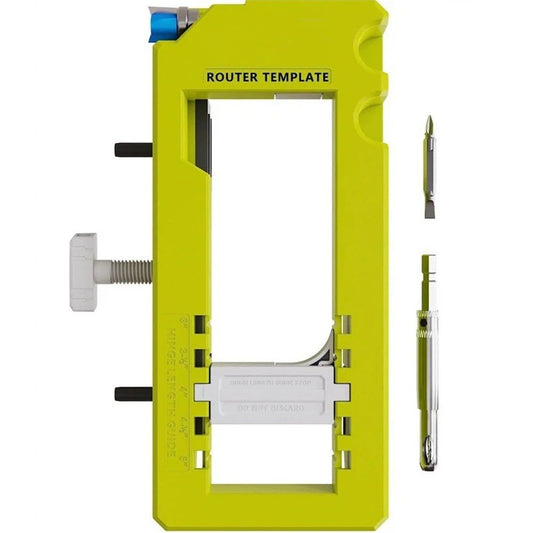 Door Hinge Jig, Door Hinge Mortiser, Router Template Fits for Door Hinges from 3" to 5" Length and Types of V1192-AZ-W-3451