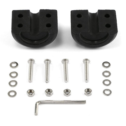 Winch Cable Hook Stopper, Rubber Winch Stopper for Wire & Synthetic Rope, with Stainless Steel Screws and V1192-AZ-W-3454