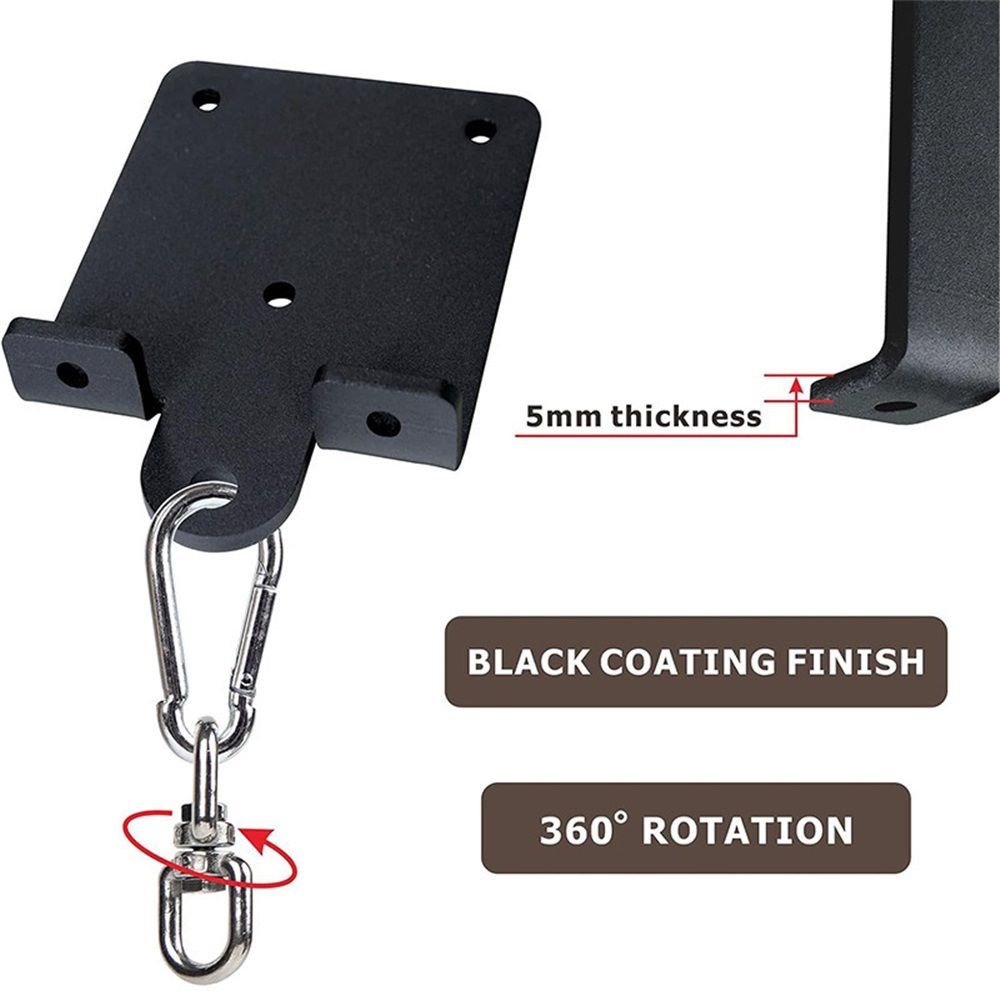 Punching Bag Hanger for Heavy Bag Beam Mount Hardware 360 degrees Rotation Boxing Bag Ceiling Mount I-Beam V1192-AZ-W-3455