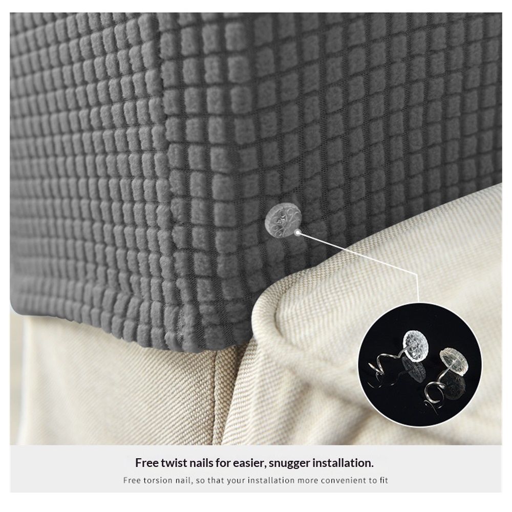 Machine washable household sofa armrests, chair covers, elastic sofa armrests covers (2-piece set of V1192-AZ-W-3466