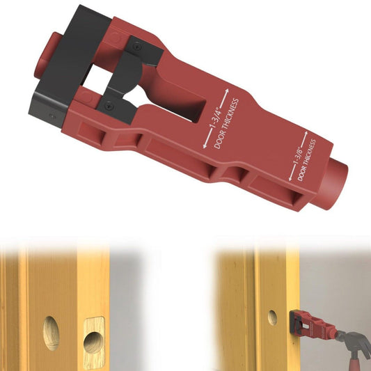 Door Latch Mortise Tool, Door Latch Installation Kit Help Remove Material to Install Door Latch for Clean, V1192-AZ-W-3472