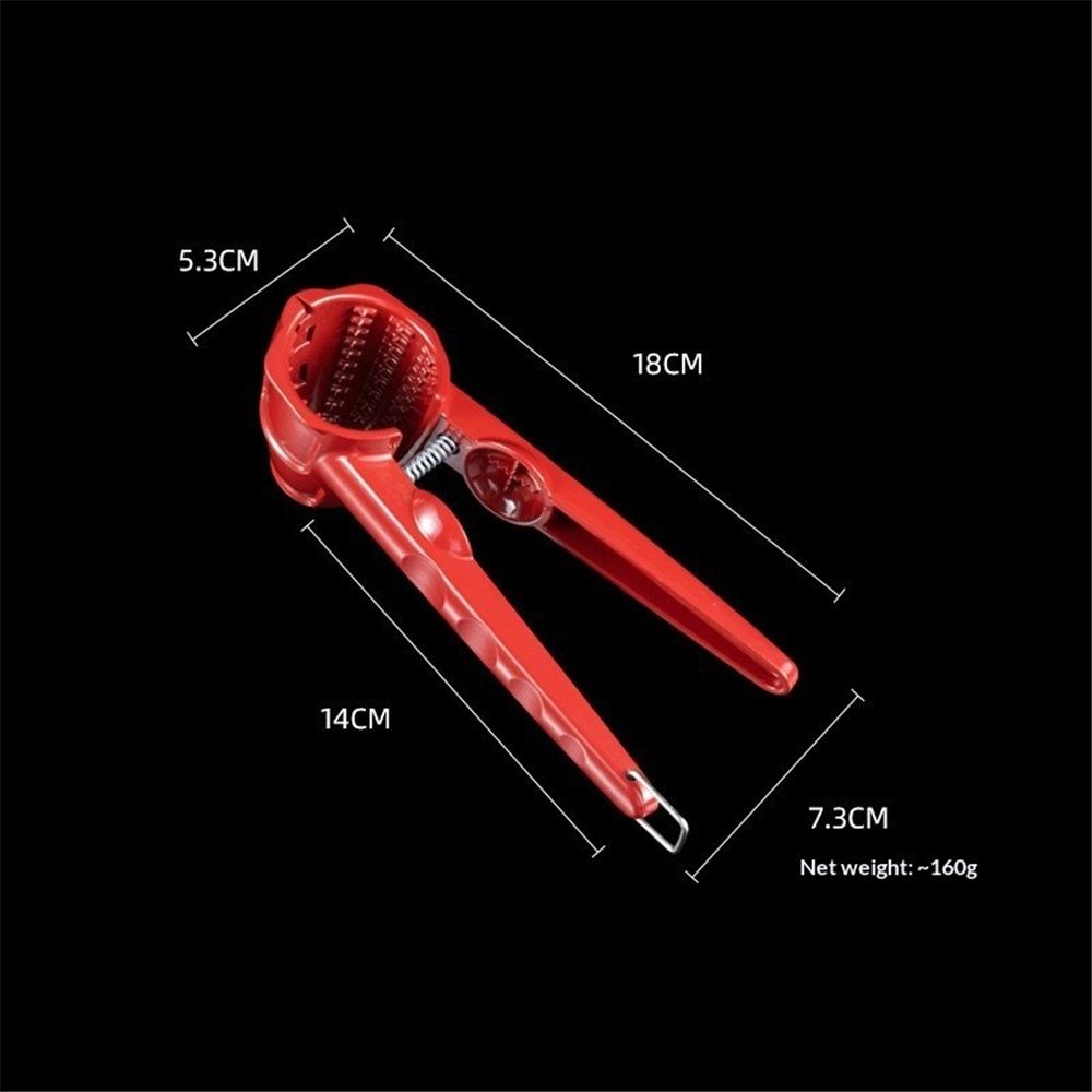 Nut Cracker Tool, Nutcracker Tool for All Nut Walnut Plier with Non-Slip Handle Red Pecan Nut Cracker Tool V1192-AZ-W-3487