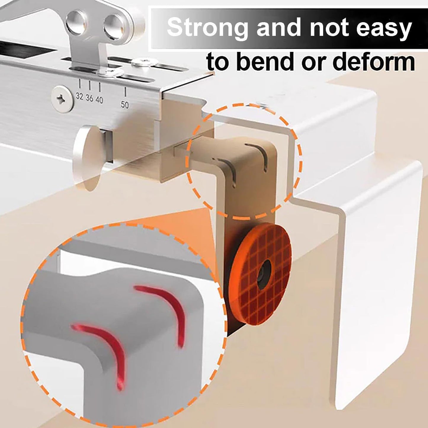 Adjustable Drawer Fixing Clamp, Drawer Front Installation Clips 2Pcs, for Cabinet Installation Tools Drawer V1192-AZ-W-3494