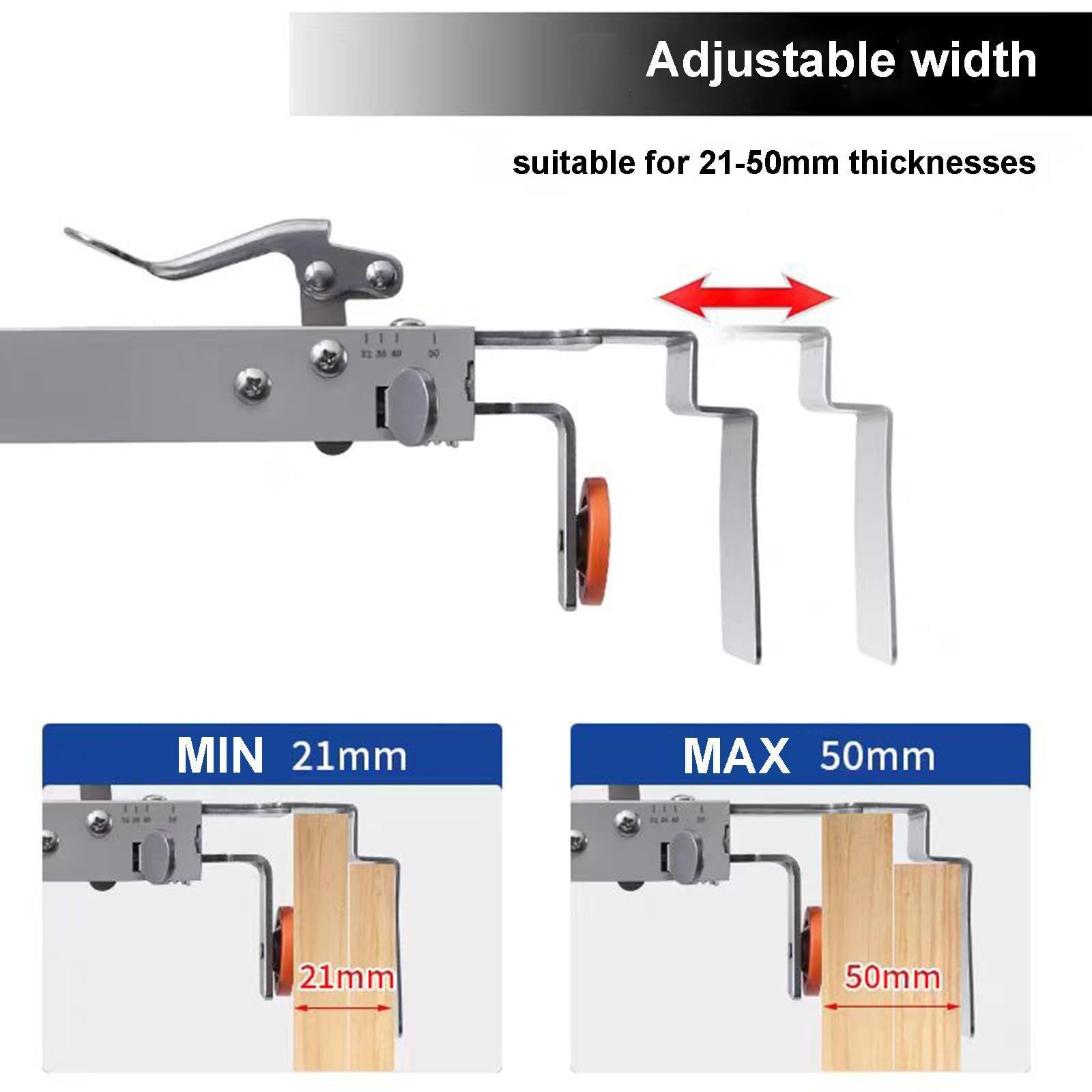 Adjustable Drawer Fixing Clamp, Drawer Front Installation Clips 2Pcs, for Cabinet Installation Tools Drawer V1192-AZ-W-3494