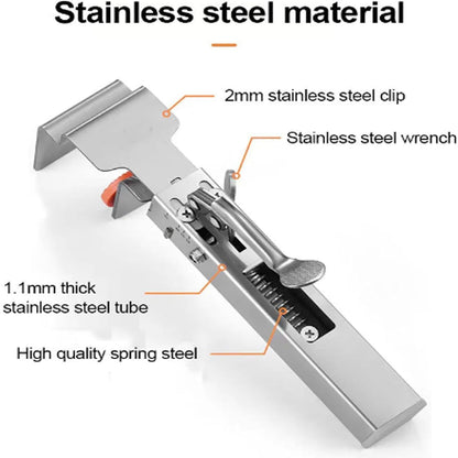 Adjustable Drawer Fixing Clamp, Drawer Front Installation Clips 2Pcs, for Cabinet Installation Tools Drawer V1192-AZ-W-3494