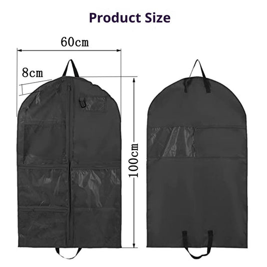 40Inch Garment Bag for Hanging Clothes, Waterproof Dance Costume Bags, Gusseted Hanging Garment Bags for V1192-AZ-W-3499