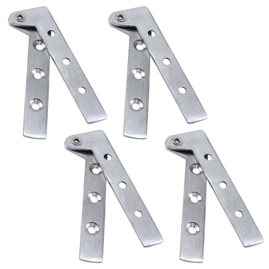Pack of 8 360 Degree Rotatable Pivot Hinge for Window Fence Sheds Kitchen gate Closet Cupboards(Excluding V1192-AZ-W-3501