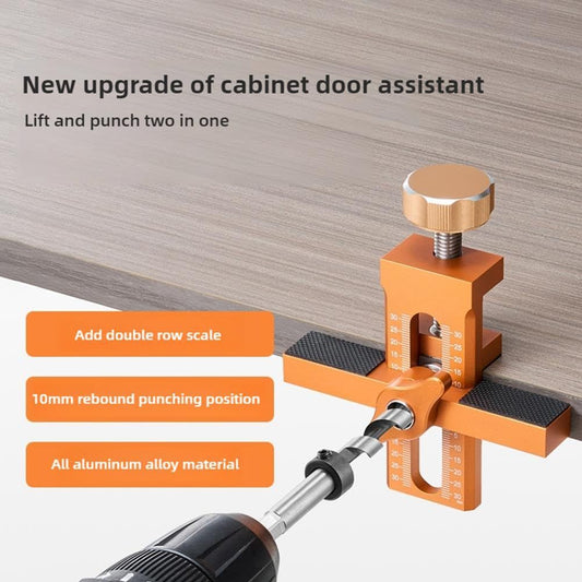 2-in-1 Cabinet Door Mounting Jig, Adjustable Cabinet Door Installation Positioner, Cabinet Door Positioning V1192-AZ-W-3502
