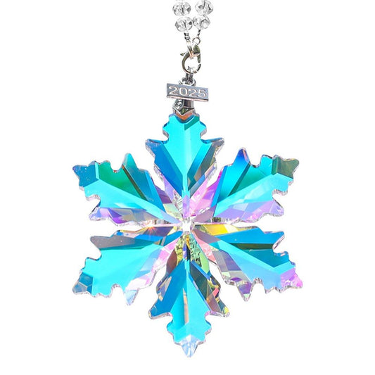 Annual Edition Christmas Snowflake Ornament,Crystal Christmas Ornaments 2025,Crystal Ornament for Christma V1192-AZ-W-3518