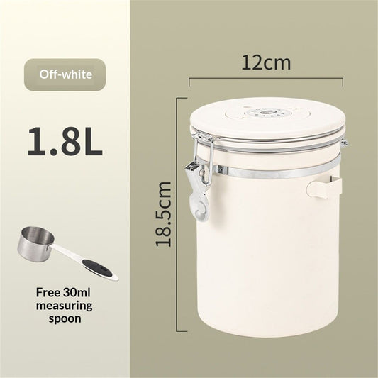 Coffee Canister Airtight Coffee Container Stainless Steel Coffee Bean Storage Container with Scoop Coffee V1192-AZ-W-3521