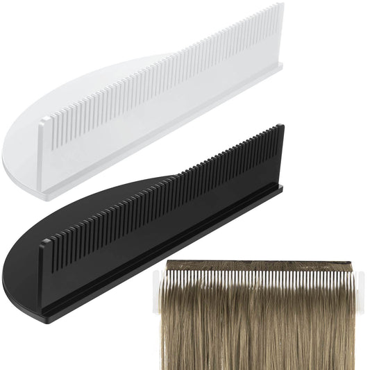 2 Pieces Hair Extension Holder Acrylic Hair Color Rack Display Hair Extensions Stand Organizer Lightweight V1192-AZ-W-3526