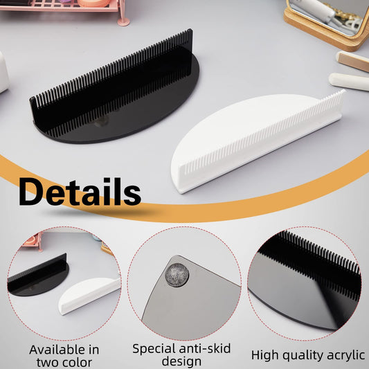 2 Pieces Hair Extension Holder Acrylic Hair Color Rack Display Hair Extensions Stand Organizer Lightweight V1192-AZ-W-3526