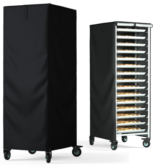Bread Rack Cover, Pan Rack Cover, Bread rack dust cover with zipper, high density waterproof oxford cloth V1192-AZ-W-3534