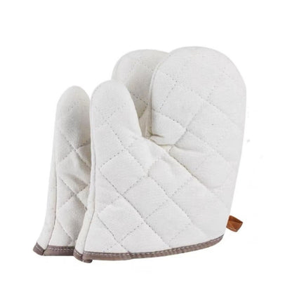 Cotton Oven a pair , High Heat Resistant Microwave Gloves, Kitchen Mitts for Baking,Cooking, BBQ, Small V1192-AZ-W-3539
