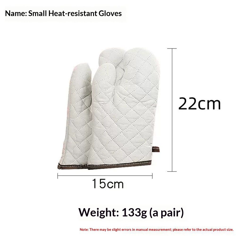 Cotton Oven a pair , High Heat Resistant Microwave Gloves, Kitchen Mitts for Baking,Cooking, BBQ, Small V1192-AZ-W-3539