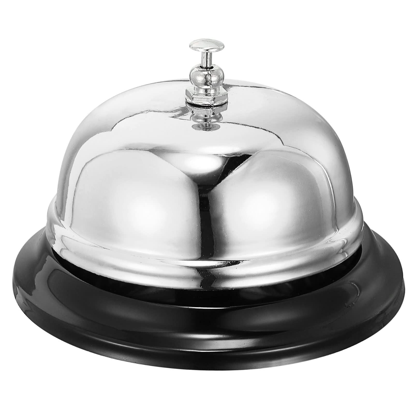 Bell for Desk - Loud & Clear Call Bell with Matte Anti-Rust Steel, Durable Design for Office, Reception, V1192-AZ-W-3540