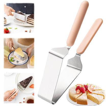 Cake Cutter, Stainless Steel Cake Knife and Server with Double Handle, Adjustable Cake Slicer for Cake V1192-AZ-W-3545