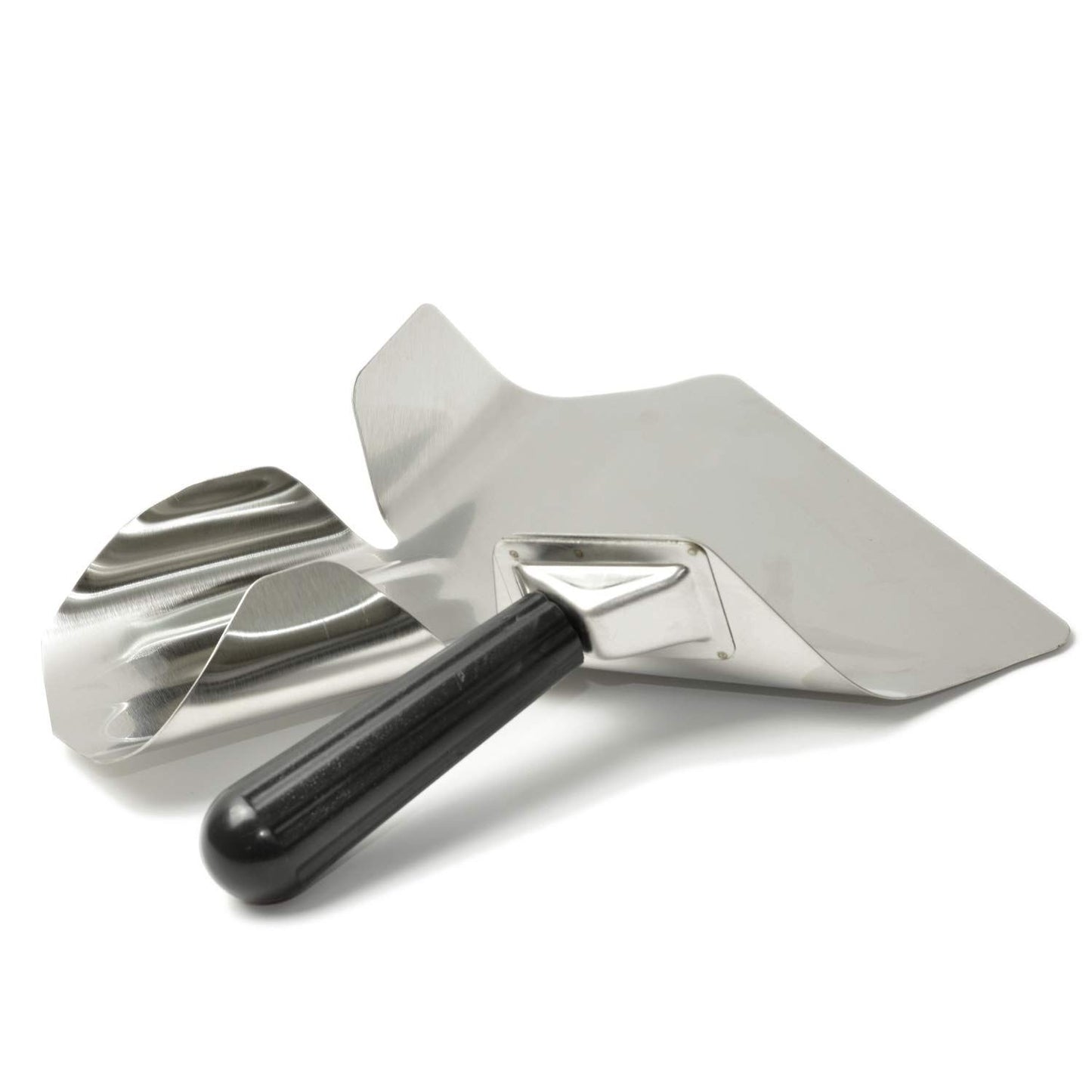 Stainless Steel French Fry Bagger Scoop Chip Popcorn Bagger Ice Candy Snacks Desserts Scooper, Right Handle V1192-AZ-W-3552