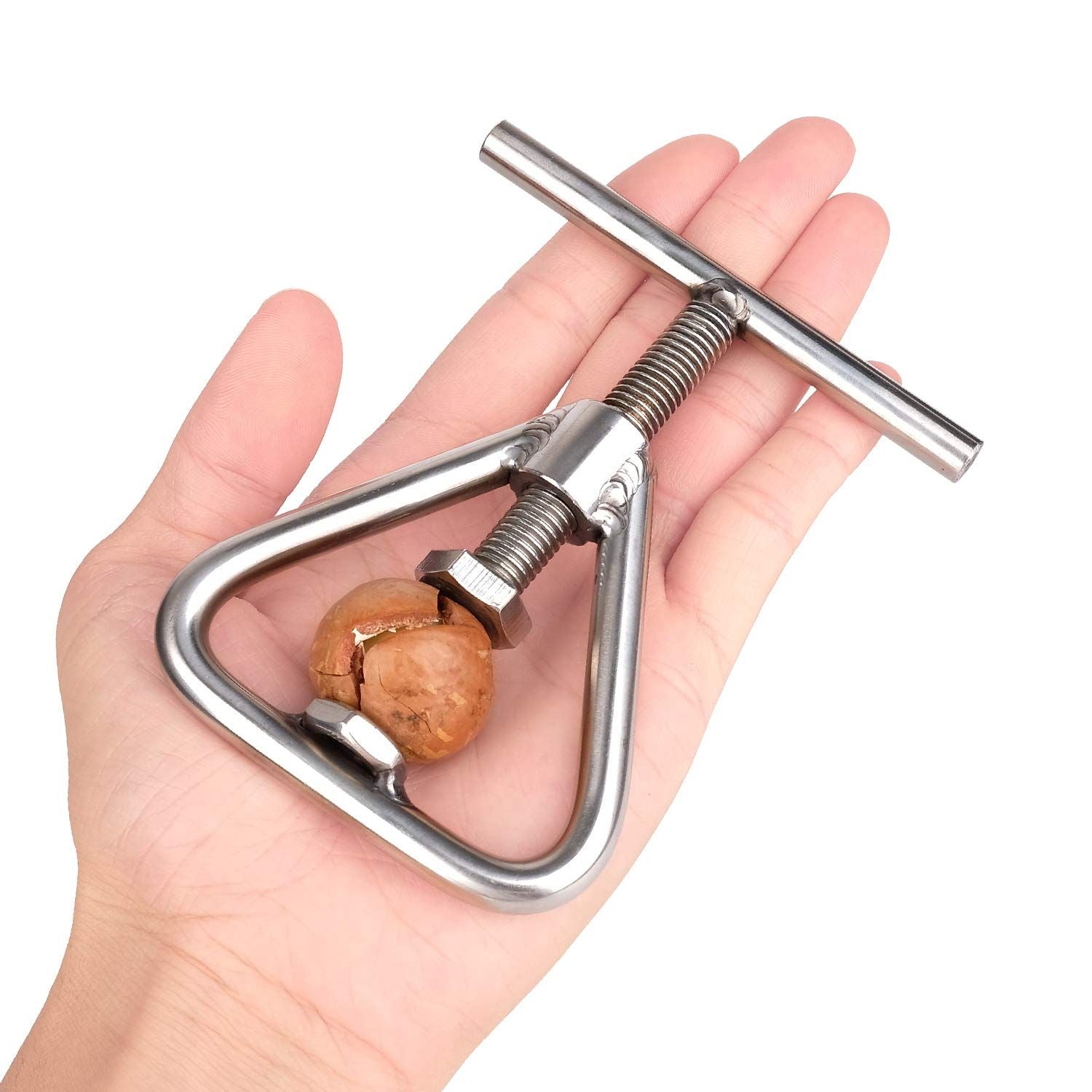 Nutcracker Black Nutcracker Stainless Steel Nutcracker Nutcracker Heavy duty Nutcracker Tool for all nuts, V1192-AZ-W-3557