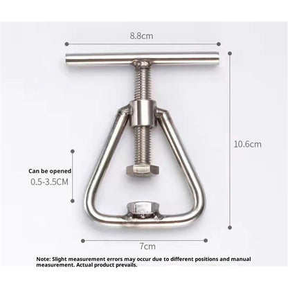 Nutcracker Black Nutcracker Stainless Steel Nutcracker Nutcracker Heavy duty Nutcracker Tool for all nuts, V1192-AZ-W-3557