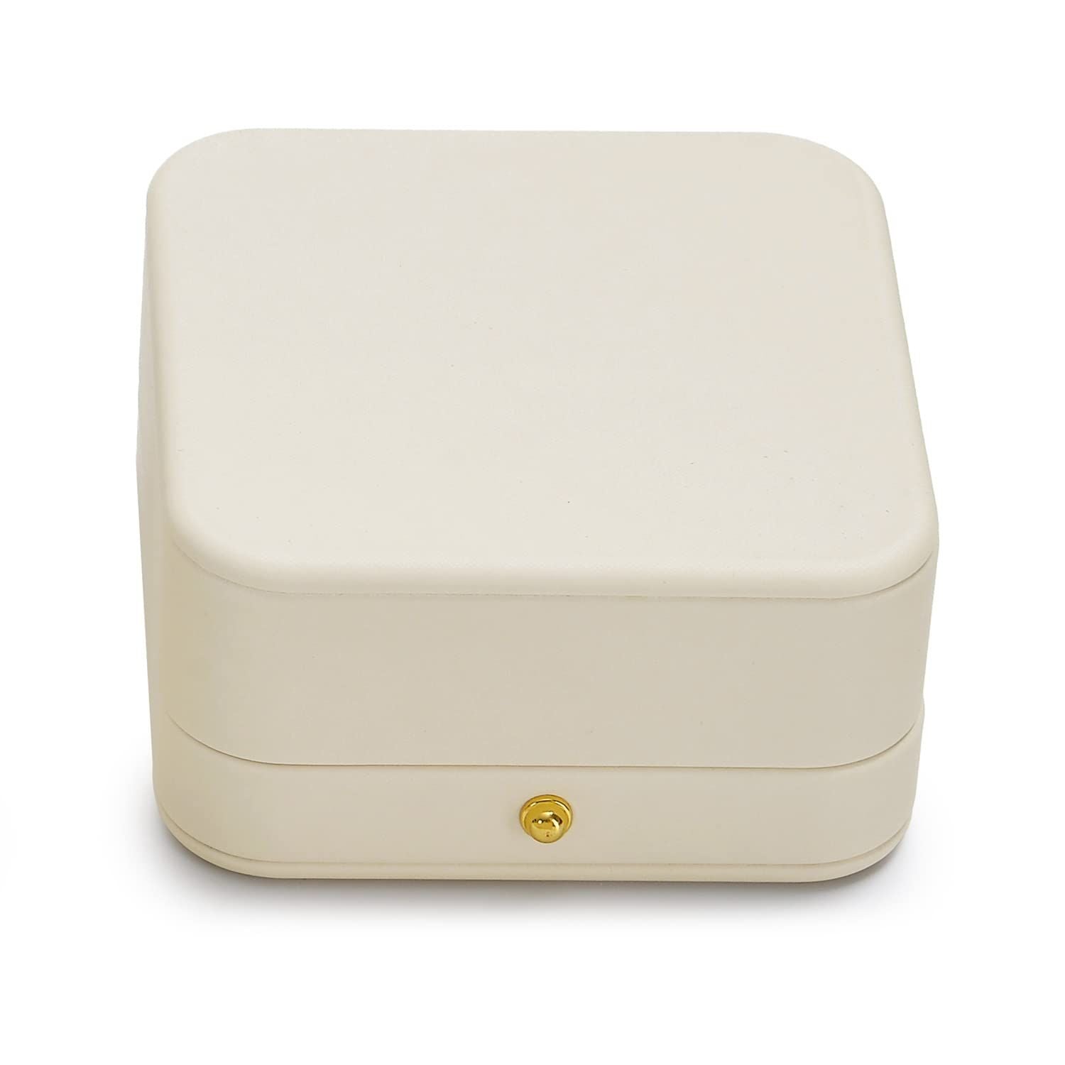 Premium Leather Bracelet Bangle Box Jewelry Gift Case white Interior Bracelet Storage Holder(White) V1192-AZ-W-3558