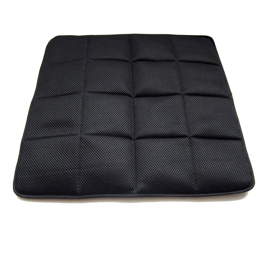 Four season universal breathable mesh bamboo charcoal seat cushion for office vehicles (1pcs black) V1192-AZ-W-3561