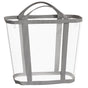 Mesh Bag with Handles, Collapsible Laundry Basket, Foldable Laundry Bag, Breathable Folding Beach V1192-AZ-W-3562