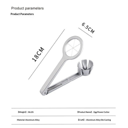Best Utensils Stainless Steel Egg Slicer Wedger Cutter, Divides Hard Boiled Eggs Into 6 Equal Segments In One V1192-AZ-W-3567