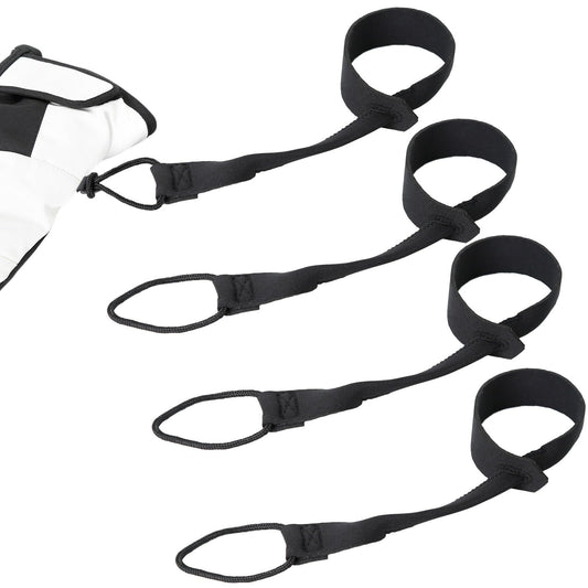4 Pcs Extended Straps - Unisex Ski Strap for Hanging gloves, Narrow Wrist Leash for Gloves, Glove Tether for V1192-AZ-W-3571