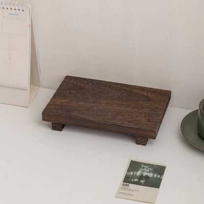 Wooden square storage rack desktop figurine display storage rack display board desktop photography decoration V1192-AZ-W-3579