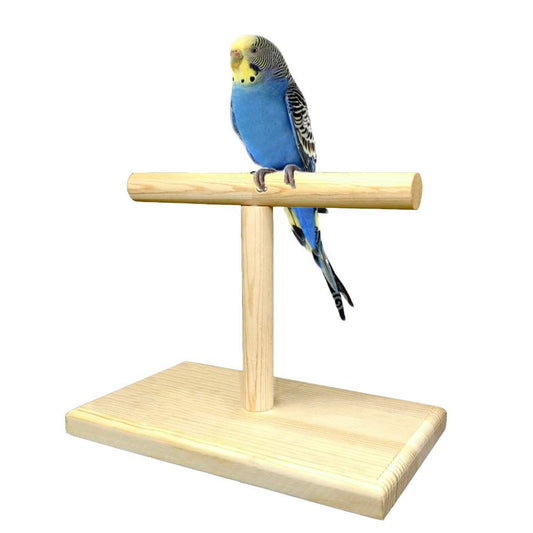 Small Bird Perch,Bird Play Stand,Portable Training Parrot Playstand, Bird Cage Toys for Cockatiels Conures V1192-AZ-W-3581