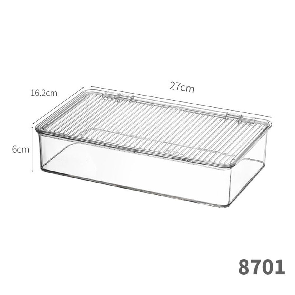 Bacon Container For Refrigerator (2 Pack) Fridge Storage Organizer | Cheese & Deli Storage Container | Bacon V1192-AZ-W-3590