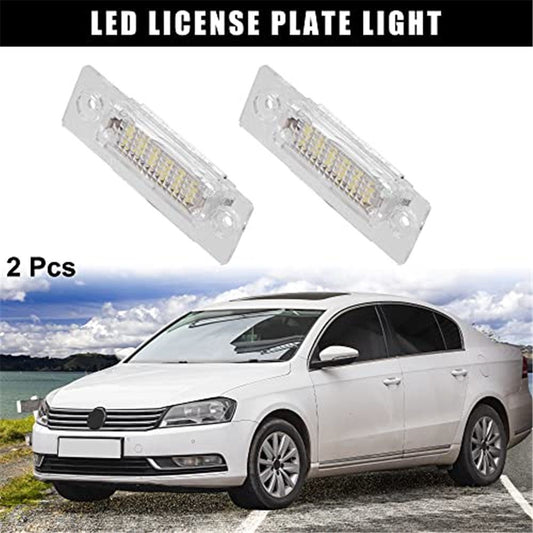 2pcs LED License Plate Light Car Number Lamp Replacement White Light License Plate LED Light, Extremely V1192-AZ-W-3601