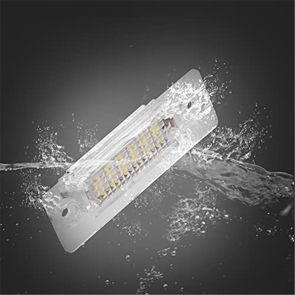 2pcs LED License Plate Light Car Number Lamp Replacement White Light License Plate LED Light, Extremely V1192-AZ-W-3601