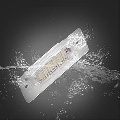 2pcs LED License Plate Light Car Number Lamp Replacement White Light License Plate LED Light, Extremely V1192-AZ-W-3601