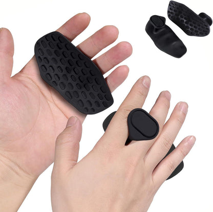 Anti-Slip Workout Grips - Ergonomic Rubber Hand Protector Gloves for Weight Lifting, Pull-Ups, Gym Training V1192-AZ-W-3620