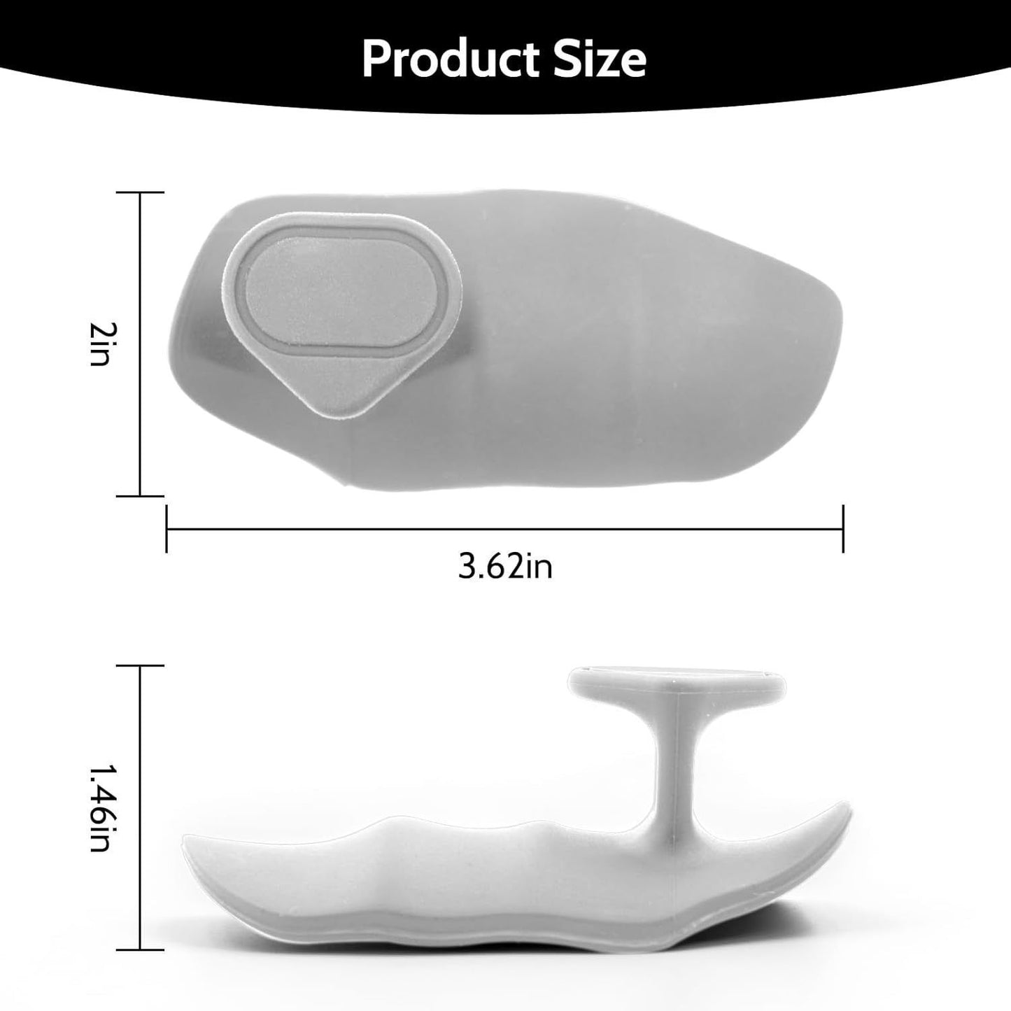 Anti-Slip Workout Grips - Ergonomic Rubber Hand Protector Gloves for Weight Lifting, Pull-Ups, Gym Training V1192-AZ-W-3620