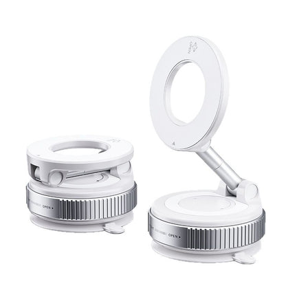 Vacuum Magnetic Suction Phone Holder, Foldable and Retractable Hands-Free Suction Cup Phone Mount for V1192-AZ-W-3623