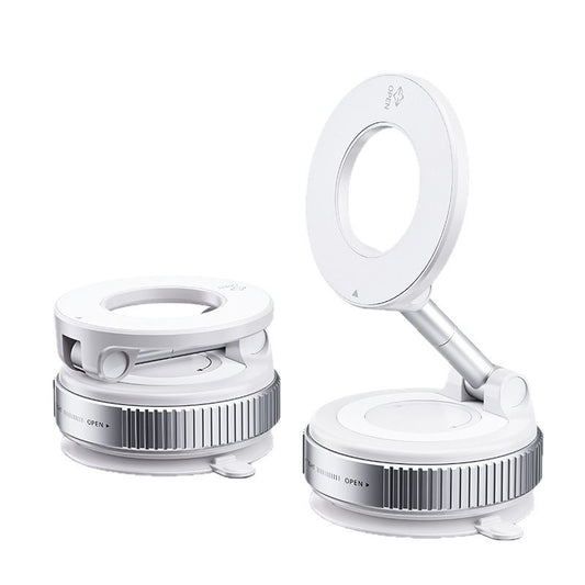 Vacuum Magnetic Suction Phone Holder, Foldable and Retractable Hands-Free Suction Cup Phone Mount for V1192-AZ-W-3623