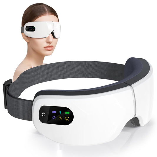 Eye Massager with Heat, 5 Massage Modes, Eye Mask, Birthday Gifts for Women, Men, Friend, Mom and Dad, Sleep V1192-AZ-W-3634