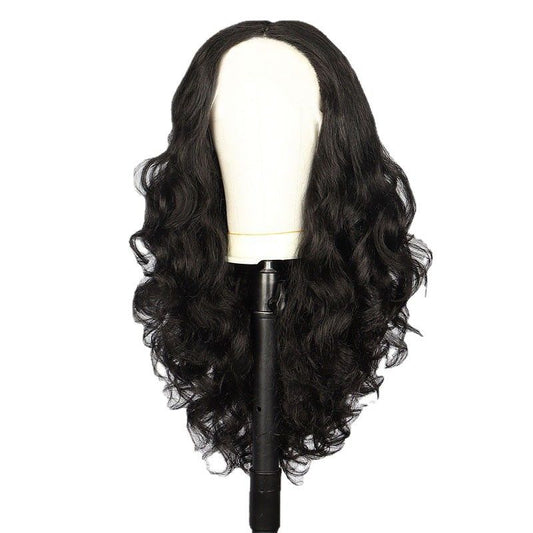 Lace 26in-Lacefrontal Hand Tied Glueless Synthetic With Natural Density Preplucked Hairline (black) V1192-AZ-W-3635